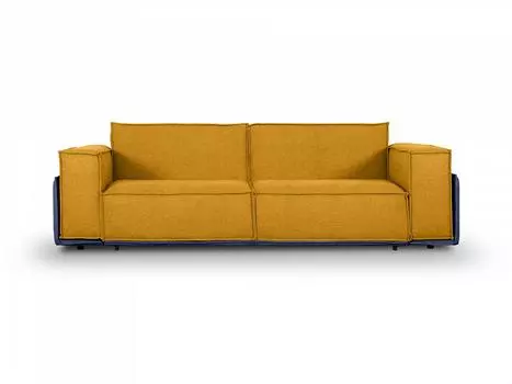Диван asti (ogogo) желтый 268x82x117 см.
