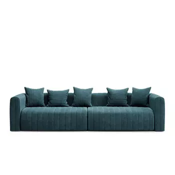 Диван bardi нераскладной (kult) зеленый 280x88x102 см.