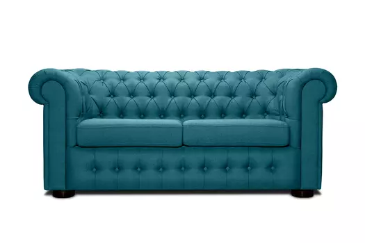 Диван бергамо (modern classic) бирюзовый 194.0x82.0x91.0 см.