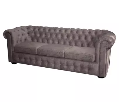 Диван бергамо (modern classic) коричневый 238.0x82.0x91.0 см.