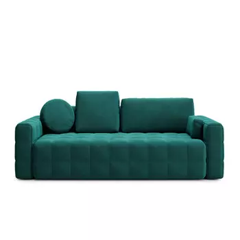 Диван blok нераскладной (kult) зеленый 206x89x102 см.