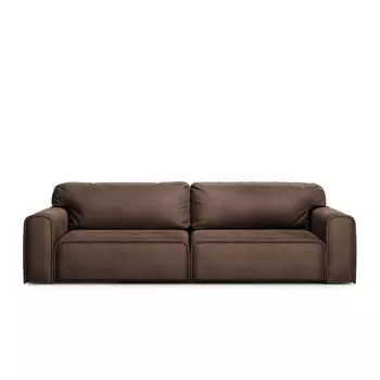 Диван boni нераскладной (kult) коричневый 288x82x100 см.