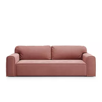 Диван boni нераскладной (kult) розовый 258x82x100 см.