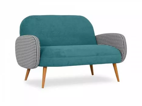 Диван bordo (ogogo) бирюзовый 130x80x82 см.