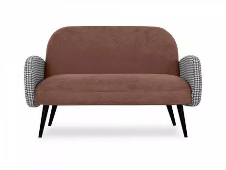 Диван bordo (ogogo) коричневый 130x80x82 см.
