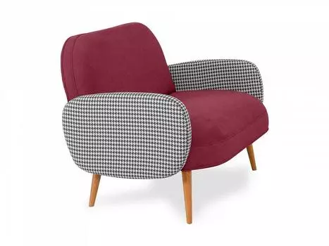 Диван bordo (ogogo) красный 130x80x82 см.