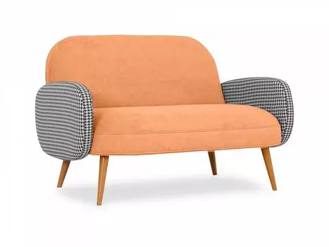 Диван bordo (ogogo) оранжевый 130x80x82 см.