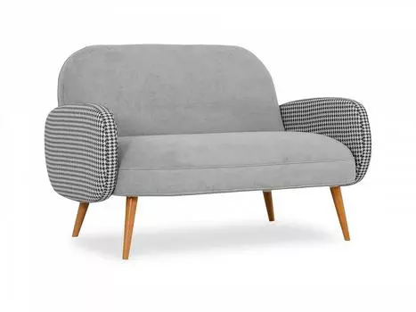 Диван bordo (ogogo) серый 130x80x82 см.
