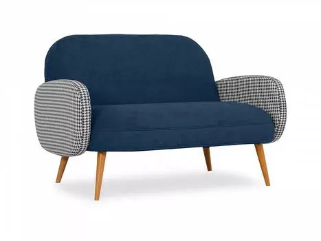 Диван bordo (ogogo) синий 130x80x82 см.