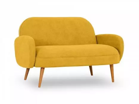 Диван bordo (ogogo) желтый 130x80x82 см.