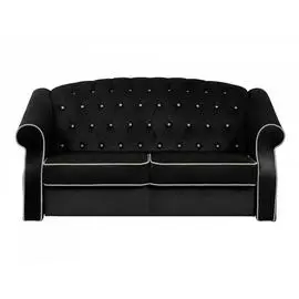 Диван boston (ogogo) черный 186x99x105 см.