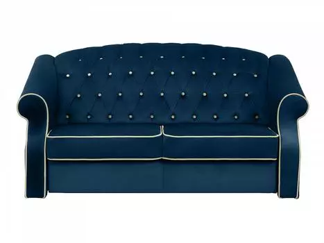 Диван boston (ogogo) синий 186x99x105 см.