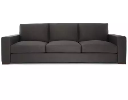 Диван broadway (myfurnish) серый 257x85x95 см.