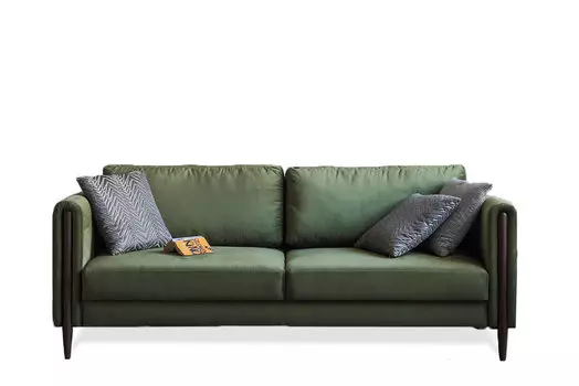 Диван brownie haki (icon designe) зеленый 230x95x105 см.