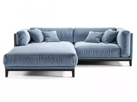 Диван case (the idea) голубой 248x80x195 см.