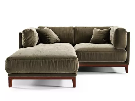 Диван case (the idea) коричневый 188x80x195 см.