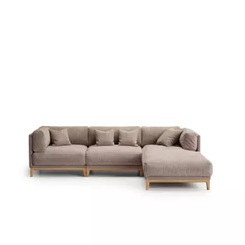 Диван case (the idea) коричневый 282x80x195 см.