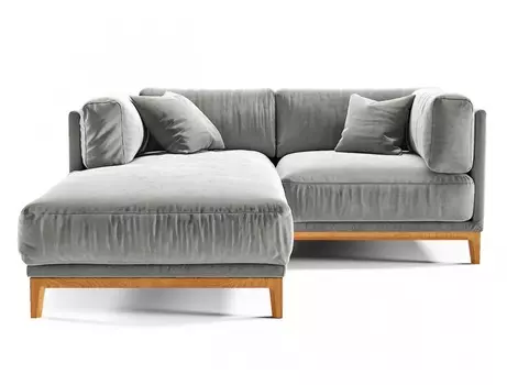 Диван case (the idea) серый 188x80x195 см.