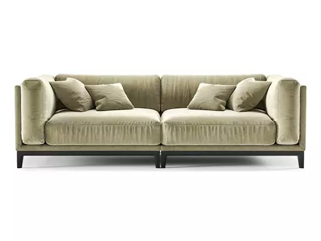 Диван case (the idea) зеленый 248x80x94 см.