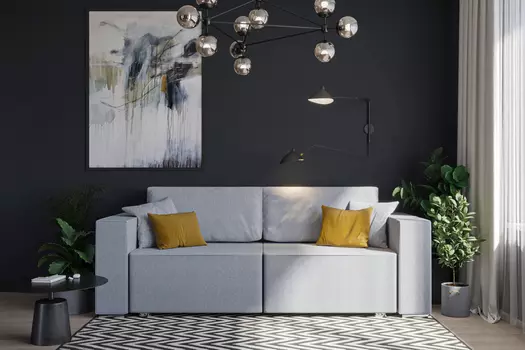 Диван lord (myfurnish) серый 243x92x103 см.