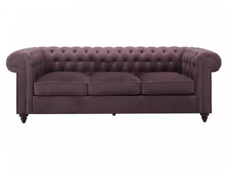 Диван chester classic (ogogo) фиолетовый 226x75x80 см.