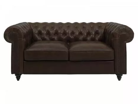 Диван chester classic (ogogo) коричневый 183x75x80 см.