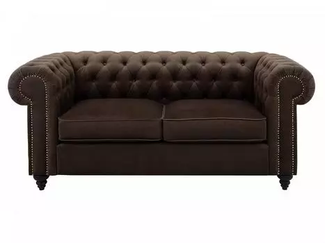 Диван chester classic (ogogo) коричневый 183x75x80 см.