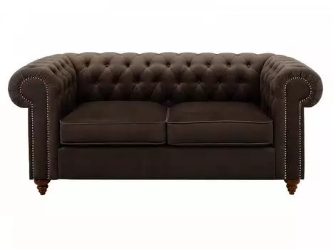 Диван chester classic (ogogo) коричневый 183x75x80 см.