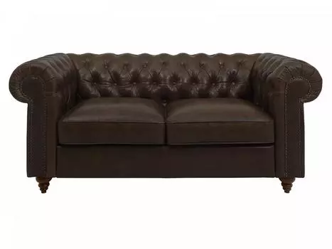 Диван chester classic (ogogo) коричневый 183x75x80 см.