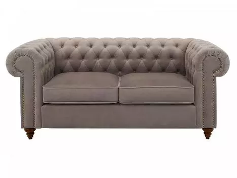 Диван chester classic (ogogo) серый 183x75x80 см.
