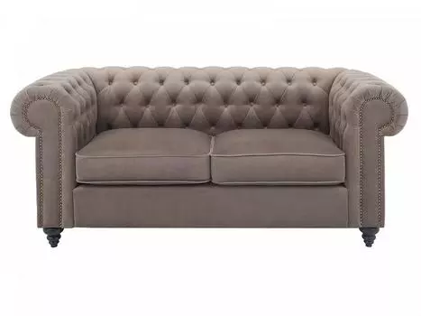 Диван chester classic (ogogo) серый 183x75x80 см.