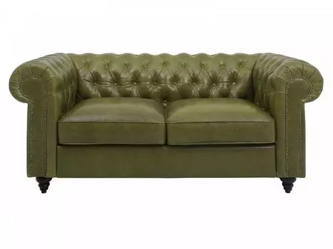 Диван chester classic (ogogo) зеленый 183x75x80 см.