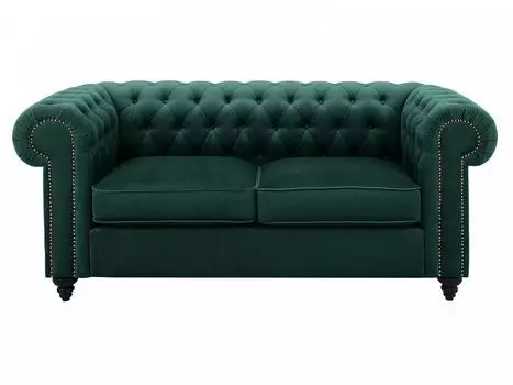 Диван chester classic (ogogo) зеленый 183x75x80 см.