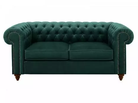 Диван chester classic (ogogo) зеленый 183x75x80 см.