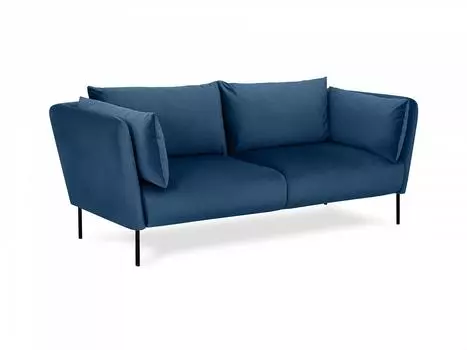 Диван copenhagen (ogogo) синий 210x77x90 см.