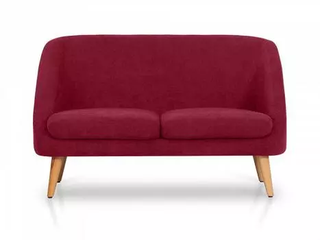 Диван corsica (ogogo) красный 130x77x85 см.