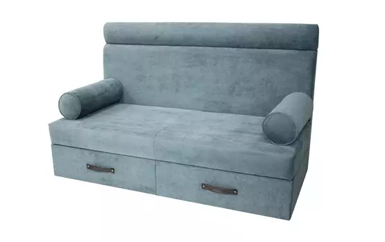 Диван дрезден (modern classic) голубой 190x120x95 см.
