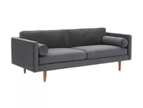 Диван двухместный blues (myfurnish) серый 165x78x88 см.