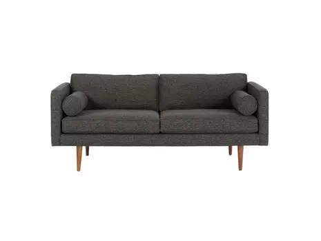 Диван двухместный blues (темный) (myfurnish) серый 165x78x88 см.