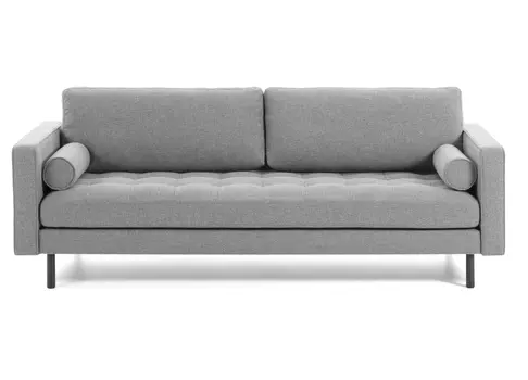 Диван двухместный bogart (la forma) серый 182x103x98 см.