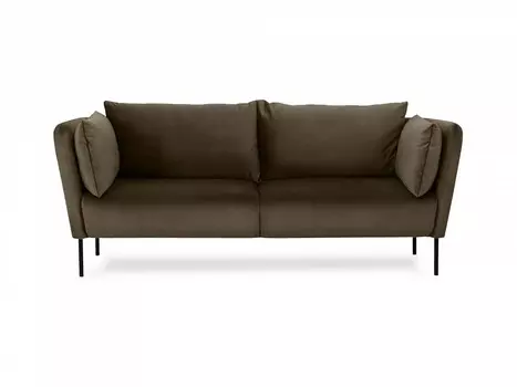 Диван двухместный copenhagen (ogogo) коричневый 210x77x90 см.