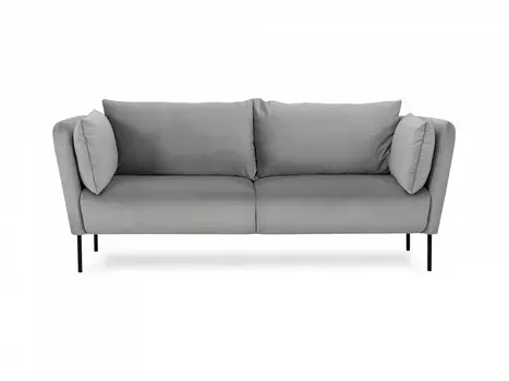 Диван двухместный copenhagen (ogogo) серый 210x77x90 см.