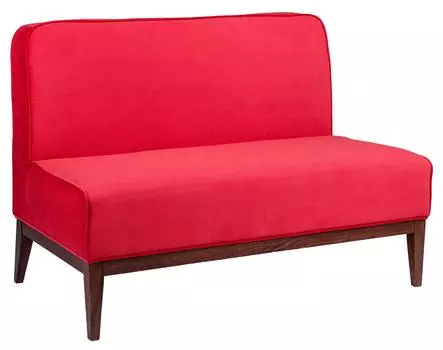 Диван двухместный giron (r-home) красный 120x85x70 см.