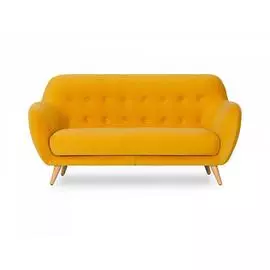 Диван двухместный loa (ogogo) желтый 175x85x80 см.