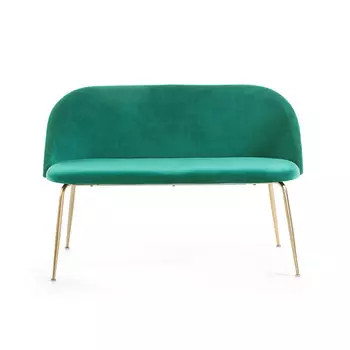 Диван двухместный mystere (la forma) зеленый 120x77x55 см.