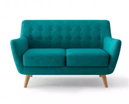 Диван двухместный picasso (bradexhome) голубой 134x83x85 см.