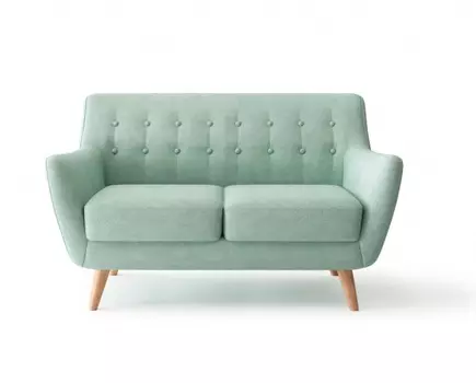 Диван двухместный picasso (bradexhome) голубой 134x83x85 см.