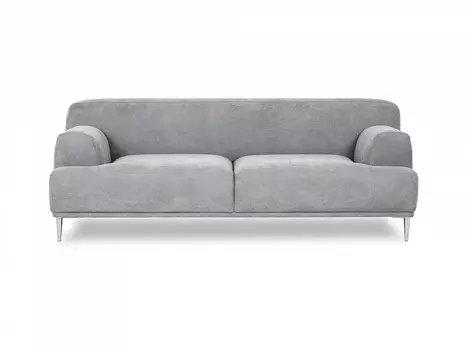 Диван двухместный portofino (ogogo) серый 196x72x97 см.