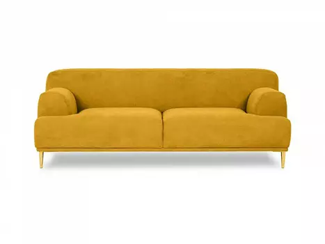 Диван двухместный portofino (ogogo) желтый 196x72x97 см.