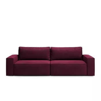 Диван erwin нераскладной (kult) красный 276x93x98 см.